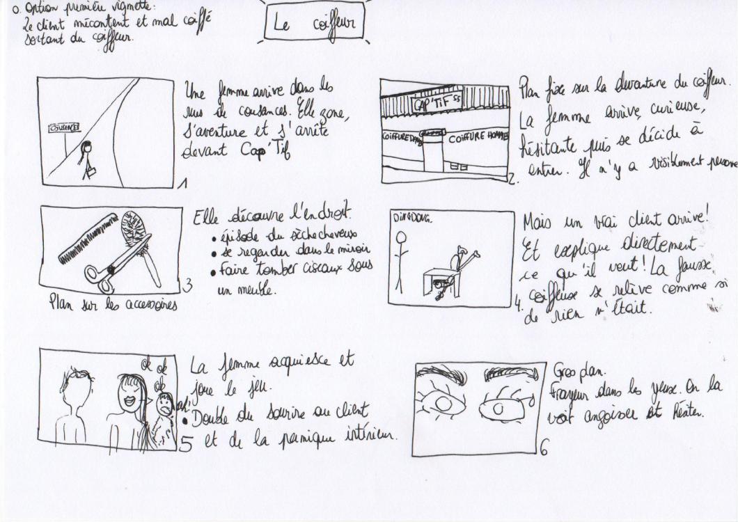 Extrait d'un scénarimage