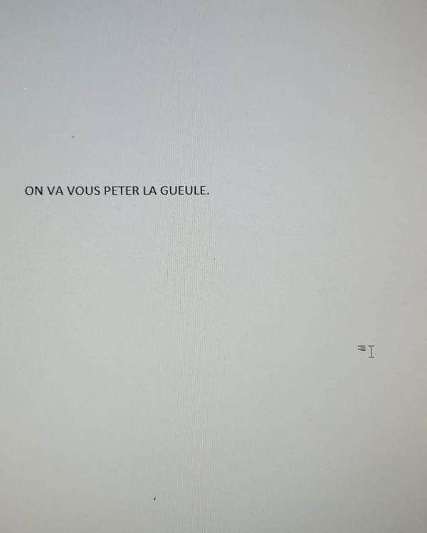 On va vous péter la gueule
