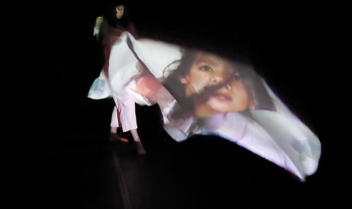 Projection sur drap