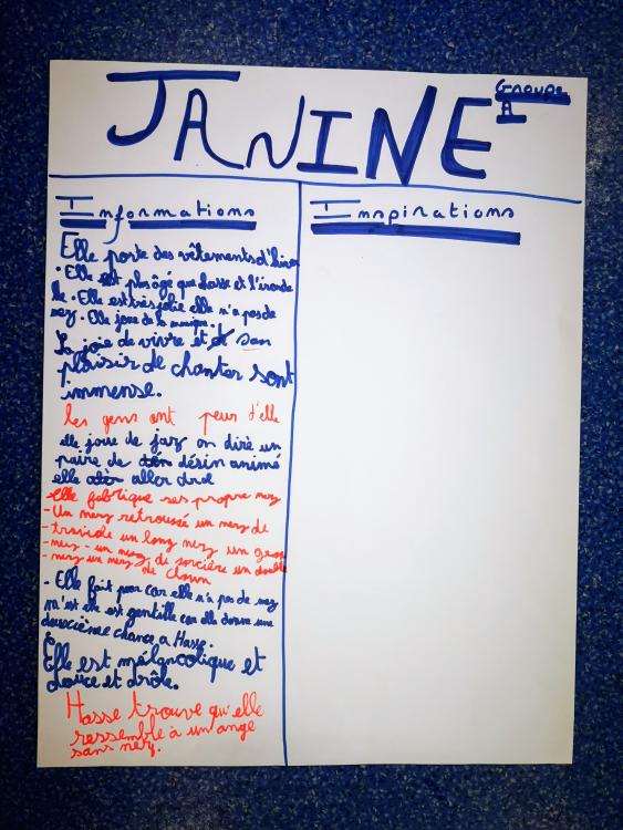 Informations sur Janine