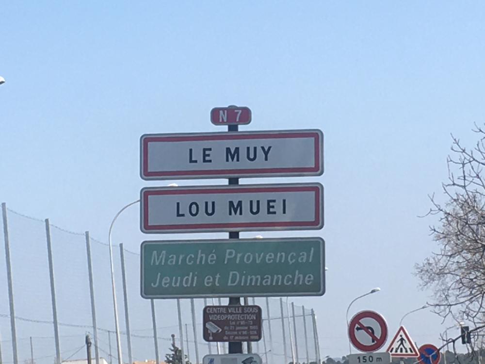 Arrivée à Le Muy