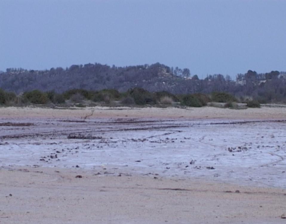 Etang de Lavalduc dans le futur, asséché. 