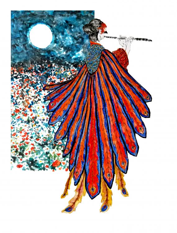 Illustration pour le projet "Sortez masqués !"; crédits Joséphine Sens.