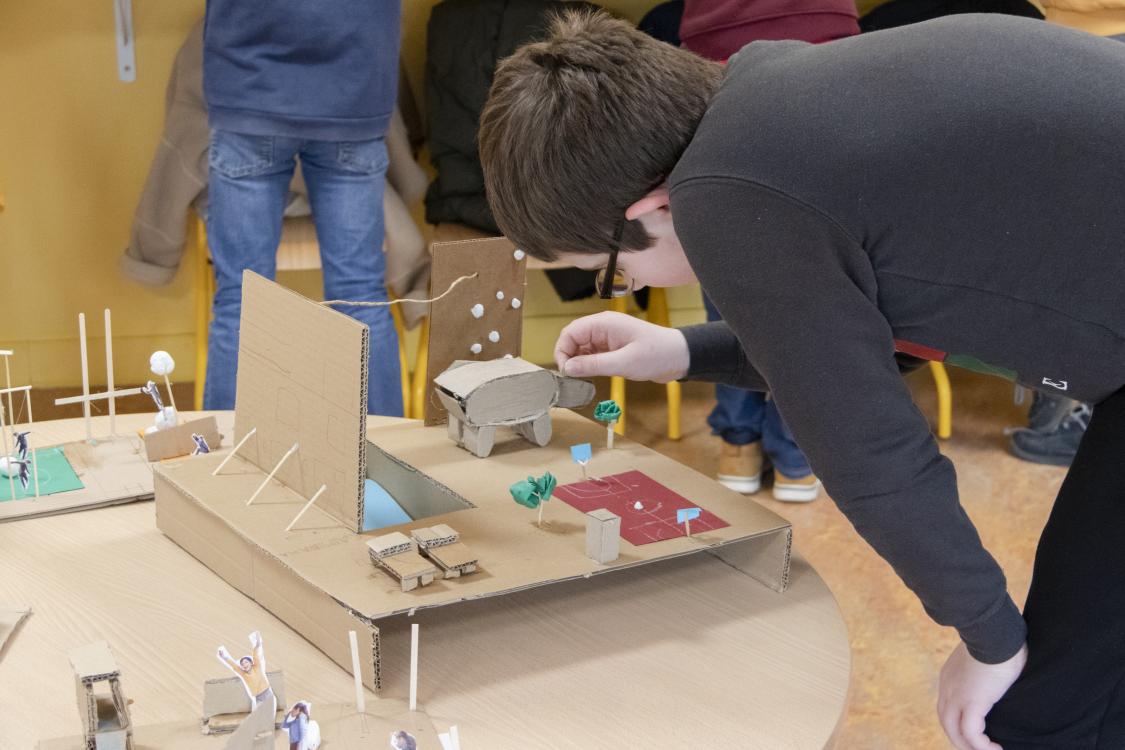 Présentation des maquettes © Robin Bourgeois