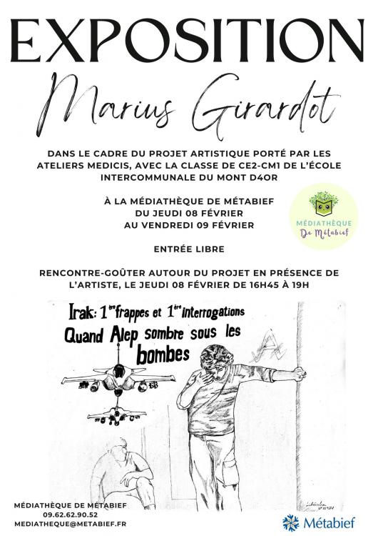 Affiche réalisée par la médiathèque de Métabief