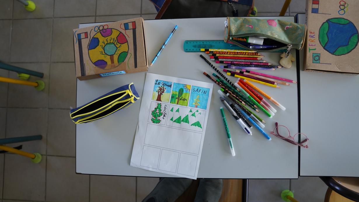 Bande dessinée pour une histoire d'arbre