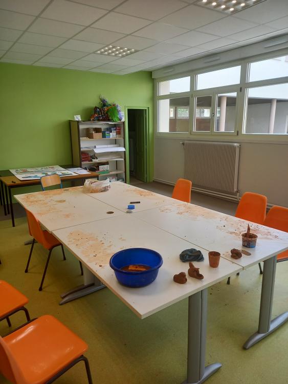 Salle d'activité de l'école de la Mortagne