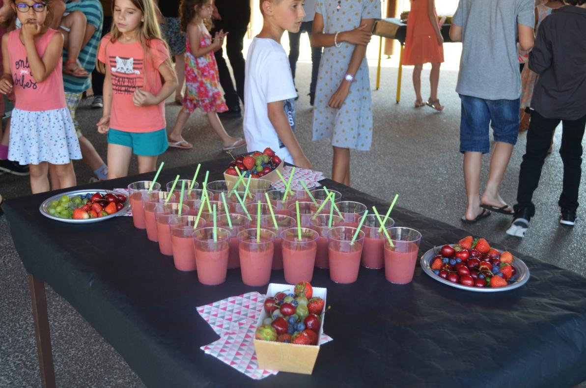 le pot fruité (fruit rouge)
