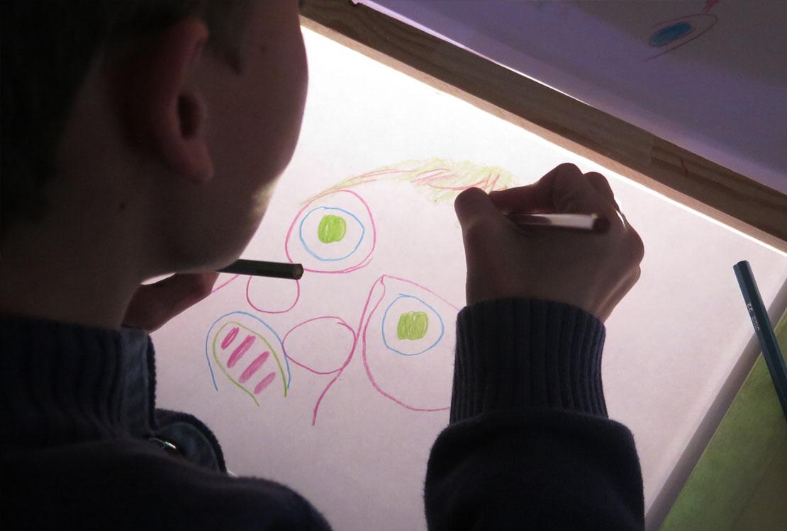 Julien re-dessine William