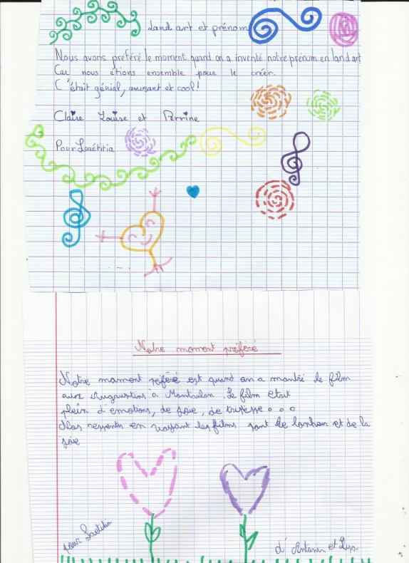 Retour sur l'expérience de Création en cours à l'école.