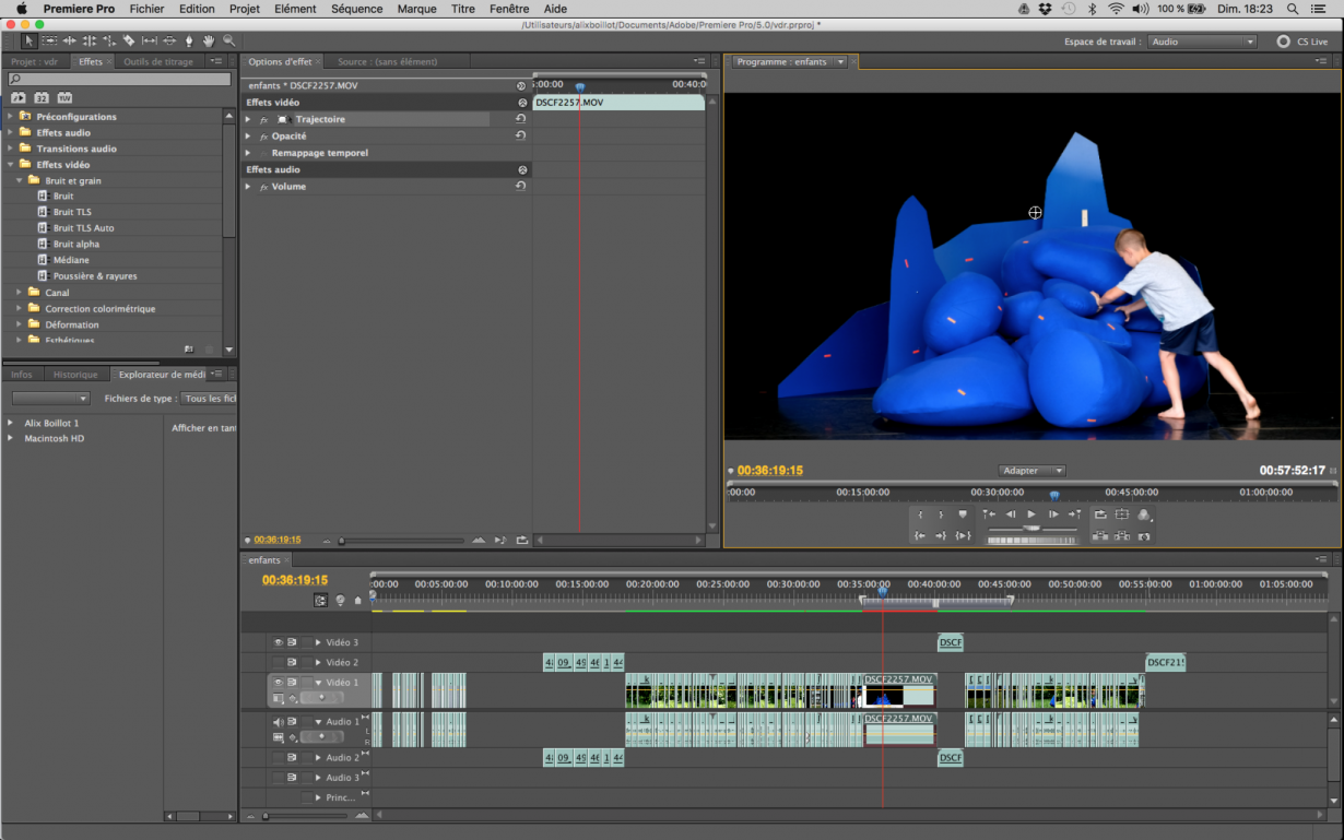 Montage en cours