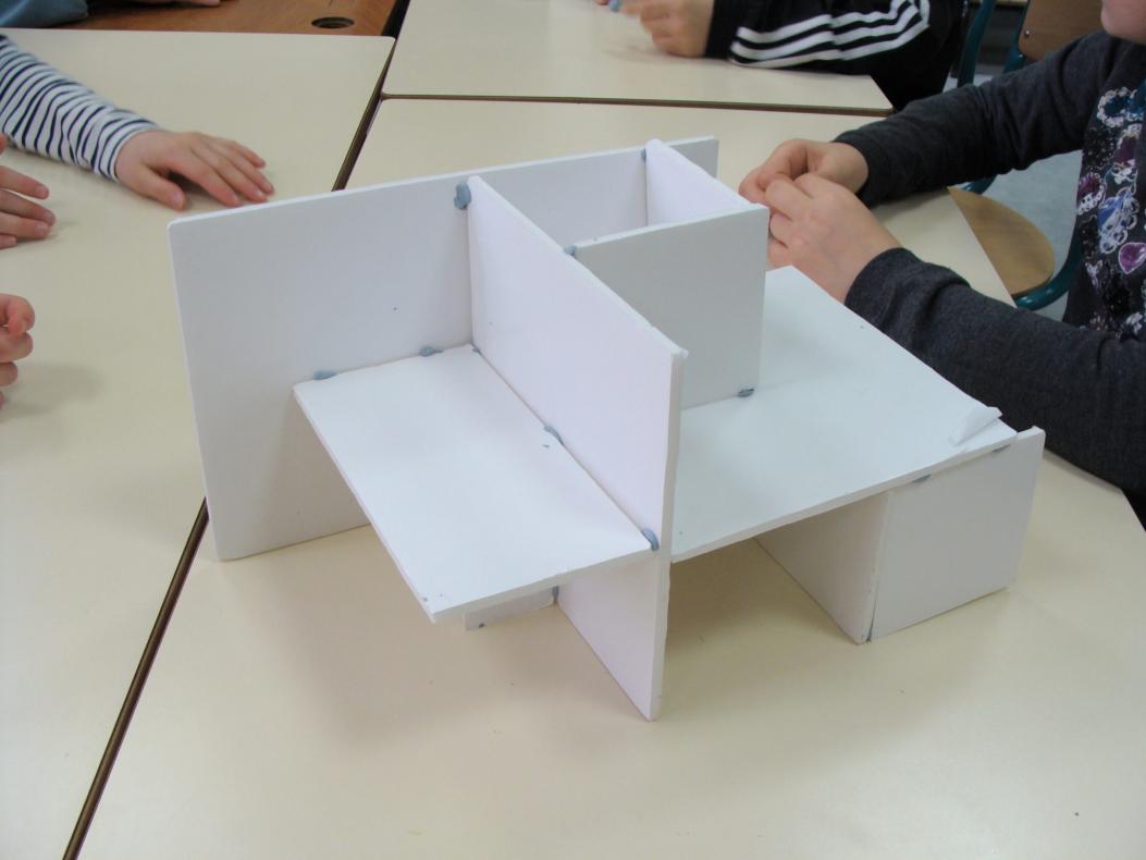 Dernière séance de construction des maquettes.