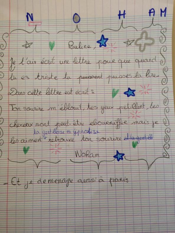 un exercice d'écriture de lettre d'amour qui ne dit pas son nom