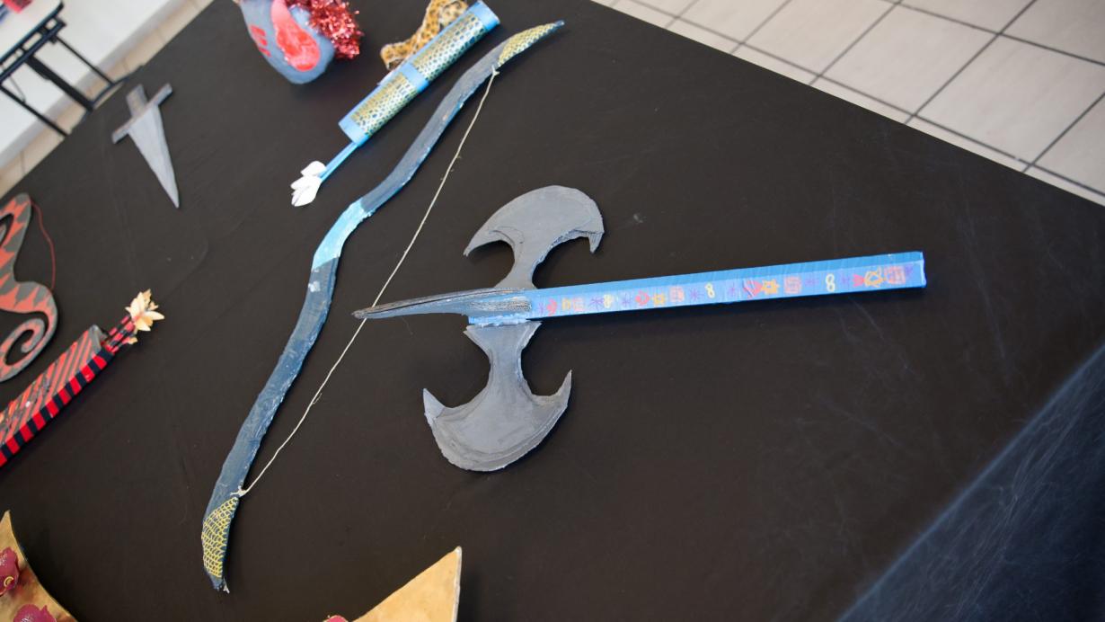productions réalisées lors du workshop amazones