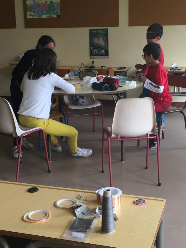 Ateliers avec les CM1 et CM2