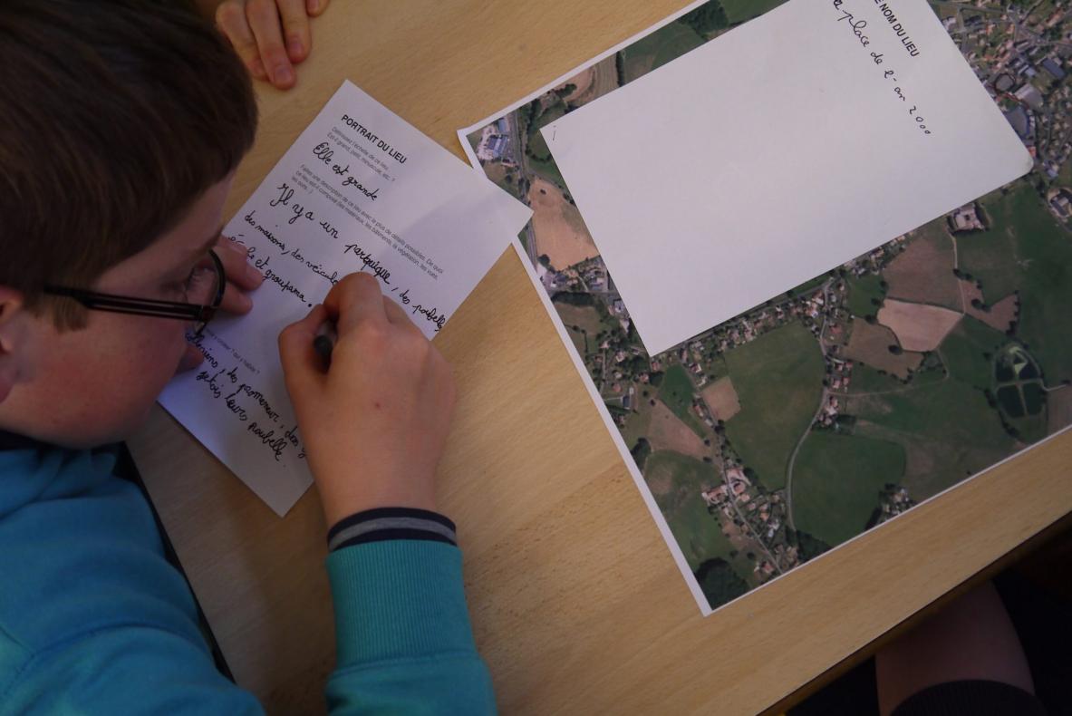 Les CM1 prennent part à l'identification du territoire de la Châtaigneraie