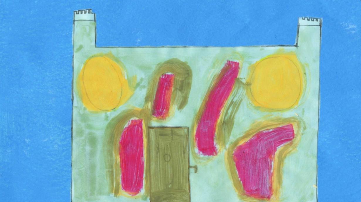 dessins d'enfants, le château