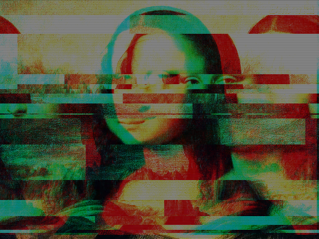 Exemple de Glitch art