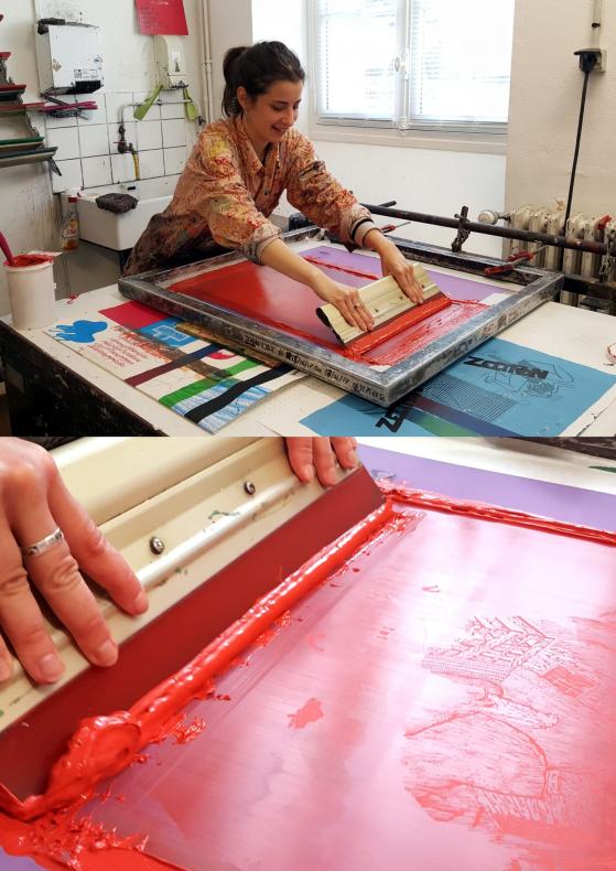 Impression en sérigraphie