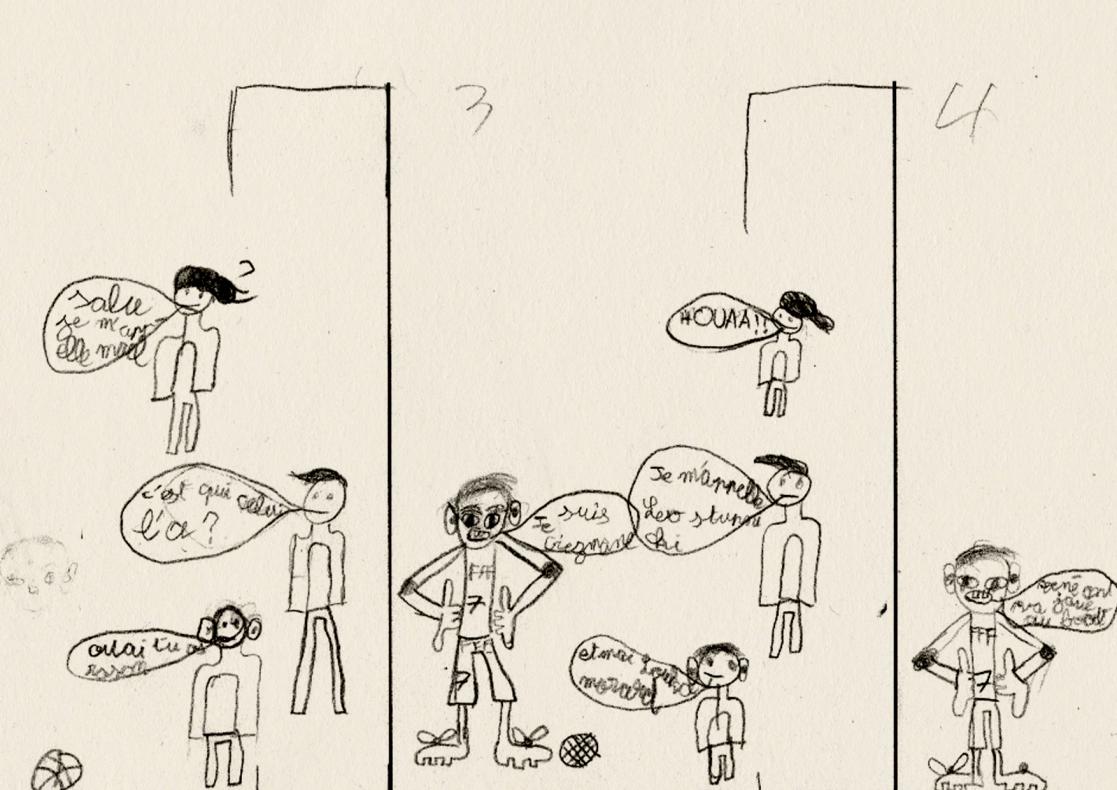 Extrait d'une histoire dessinée...