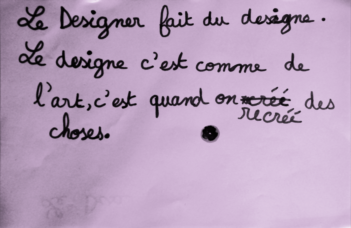 Apprentis designers