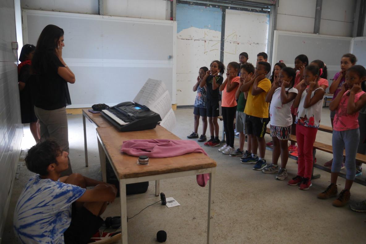La chorale des CM1/CM2