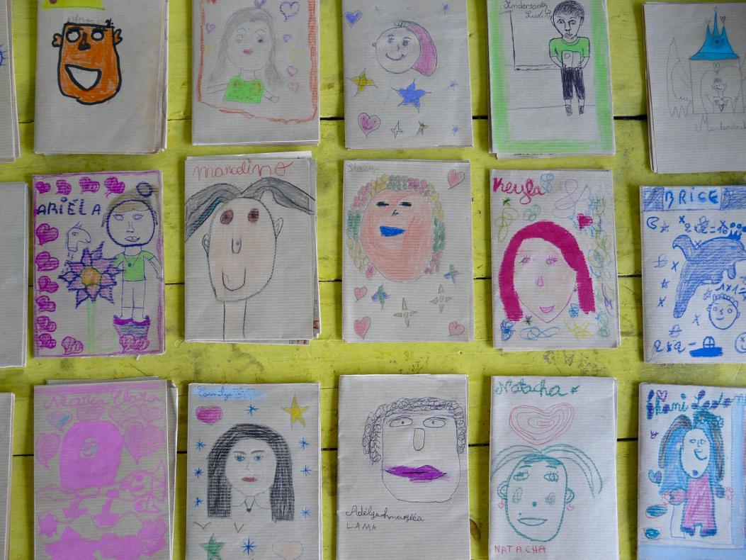 Visages couleur
