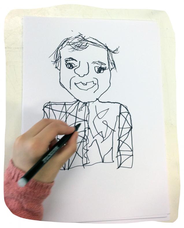 portrait main gauche