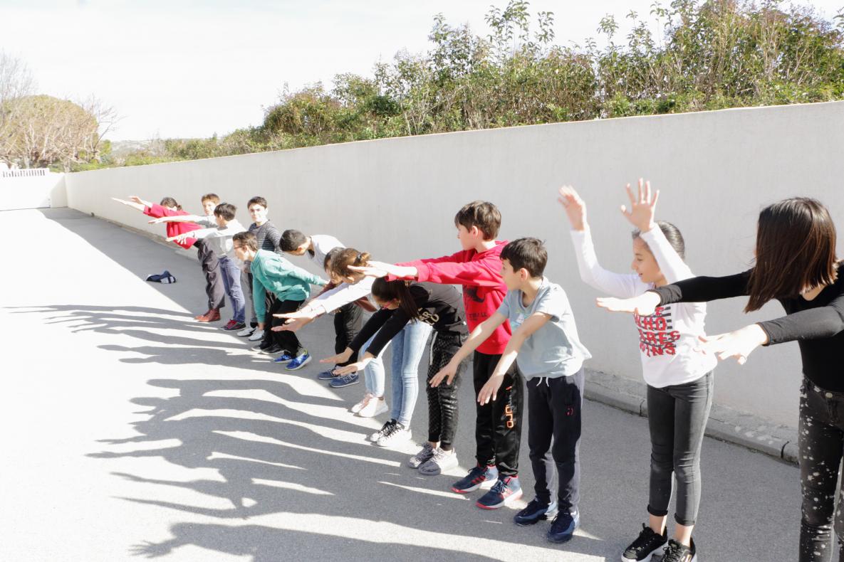marcher sur l'ombre