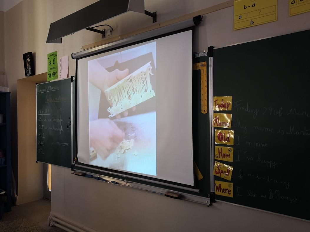 Pâtissez-Tapissez! chocolat blanc présentation projet