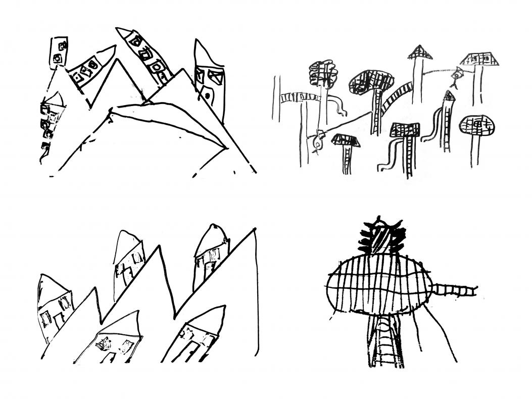 villes imaginaires esquisses jeux architecture playville