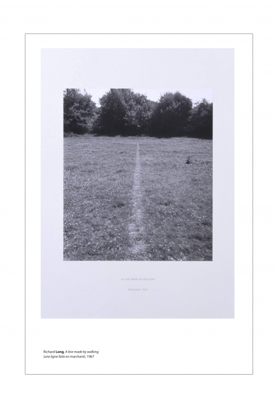 photo de Richard Long - A Line Made By Walking