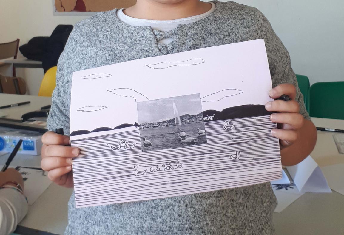 Gabrielle et son dessin