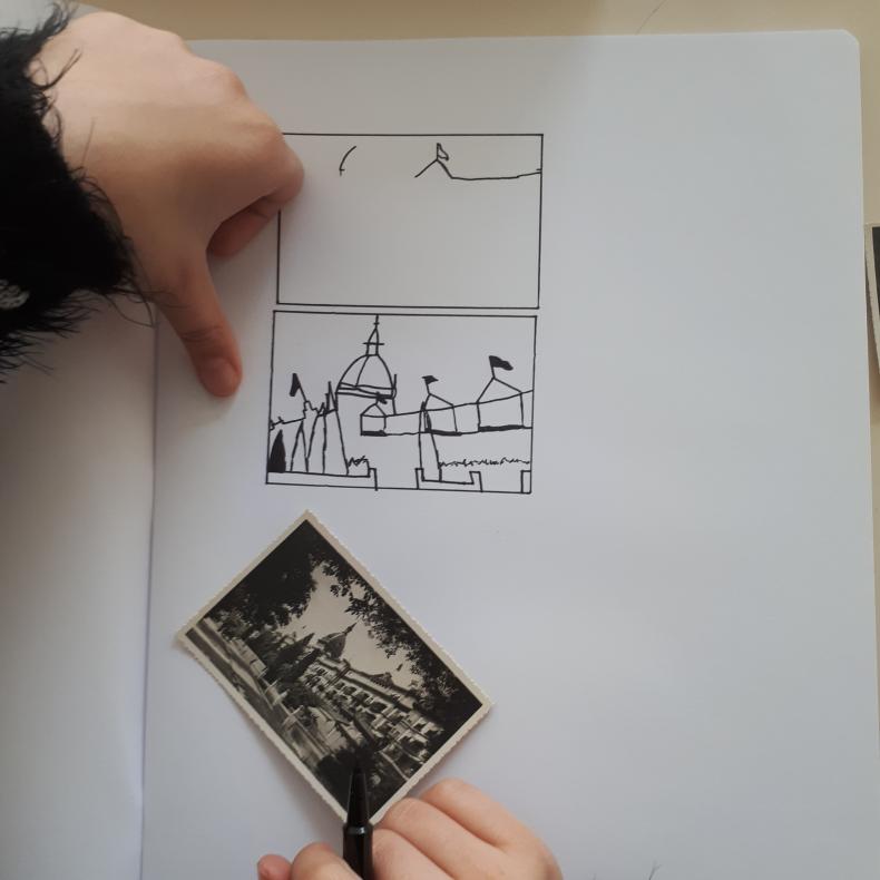 dessin à partir de photographies