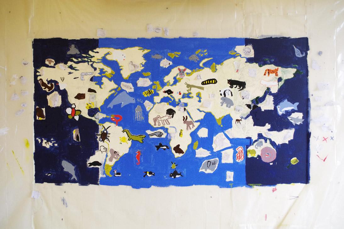 Fresque en cours