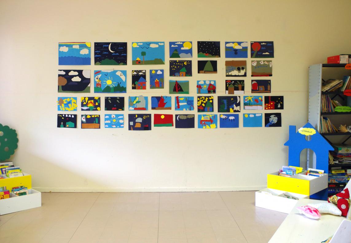 Restitution: Collages des élèves