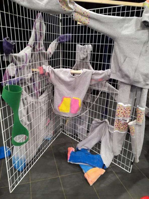 restitution et présentation des sculptures produites par les enfants !