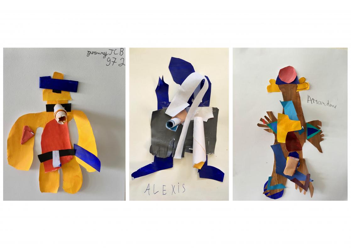 Collages/costumes des enfants