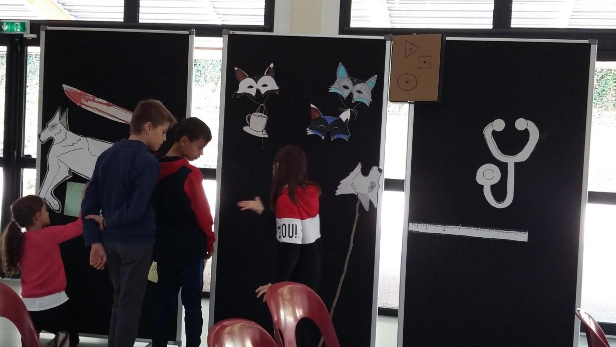 Installation de l'exposition