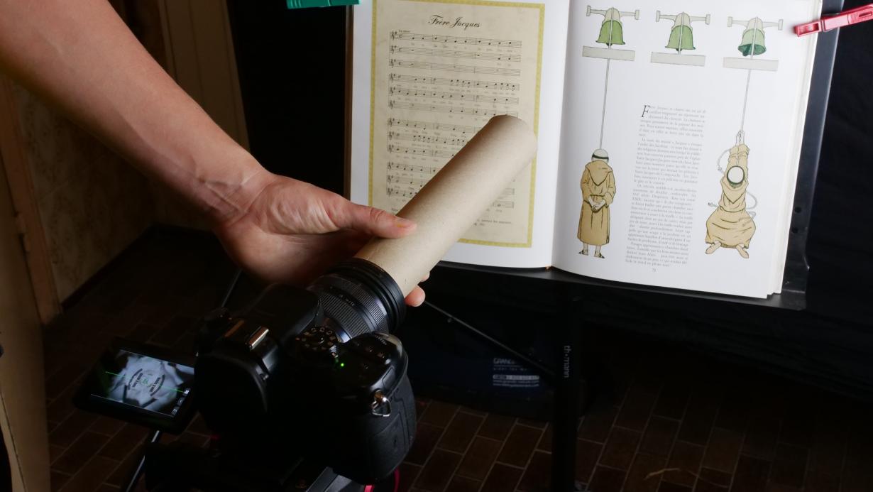 essai avec un kaléidoscope