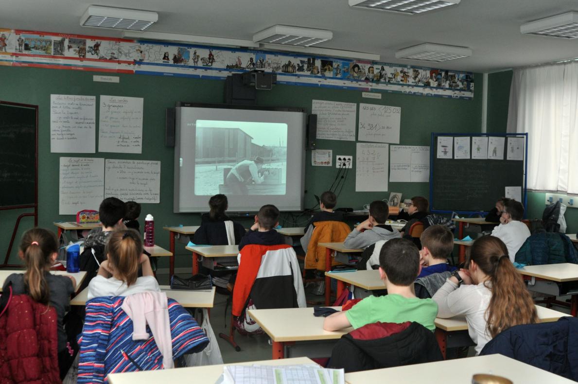 Projection en classe