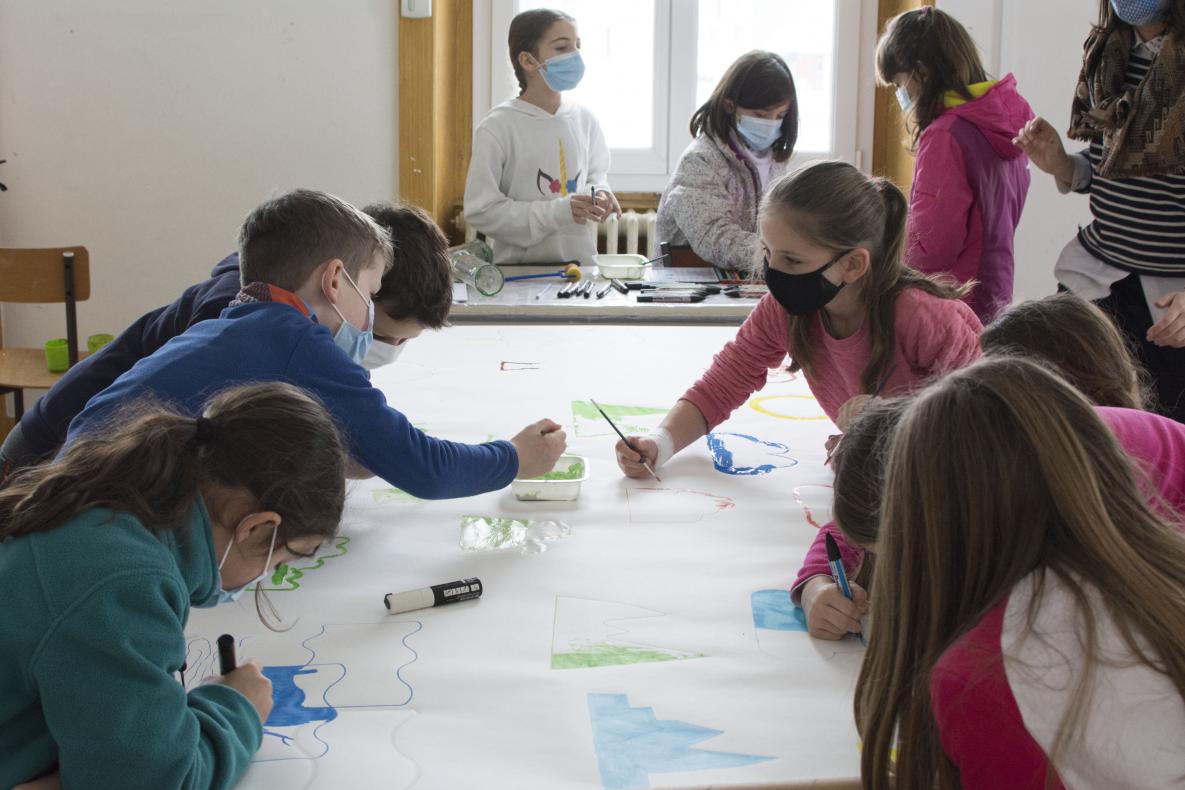Atelier 11, Fresque & Écriture, 13 janvier
