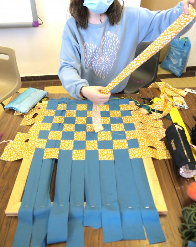 tissage de bandes textiles