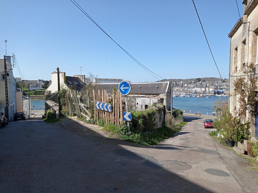 En chemin vers le port de Douarnenez