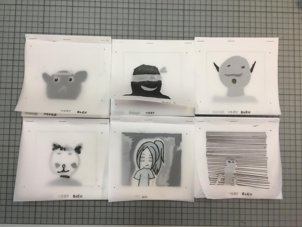 6 portraits