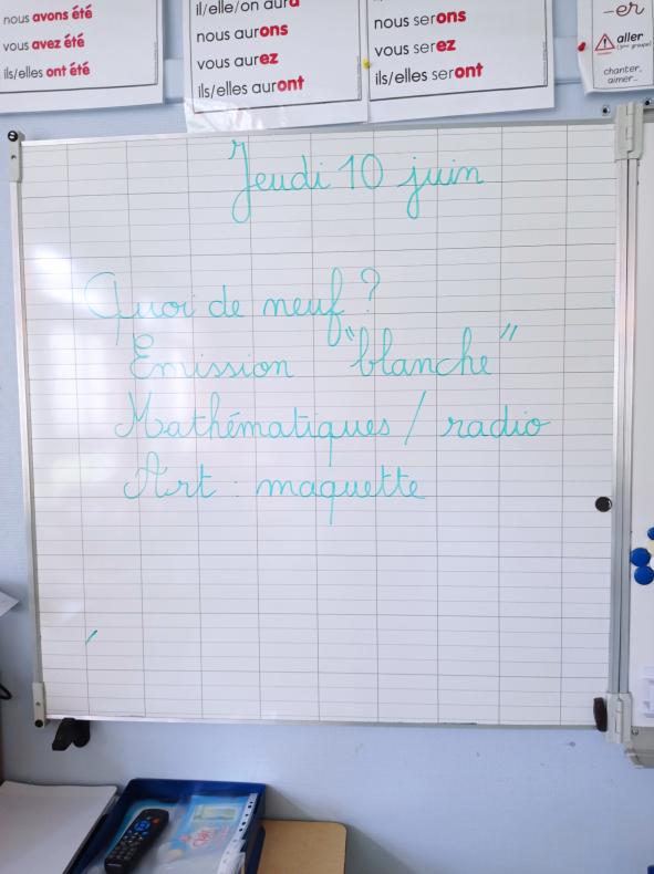Le tableau de la classe