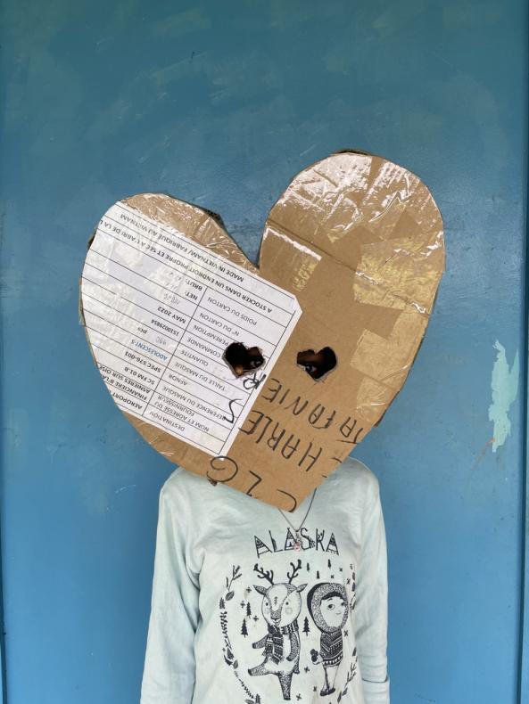 Masque en carton