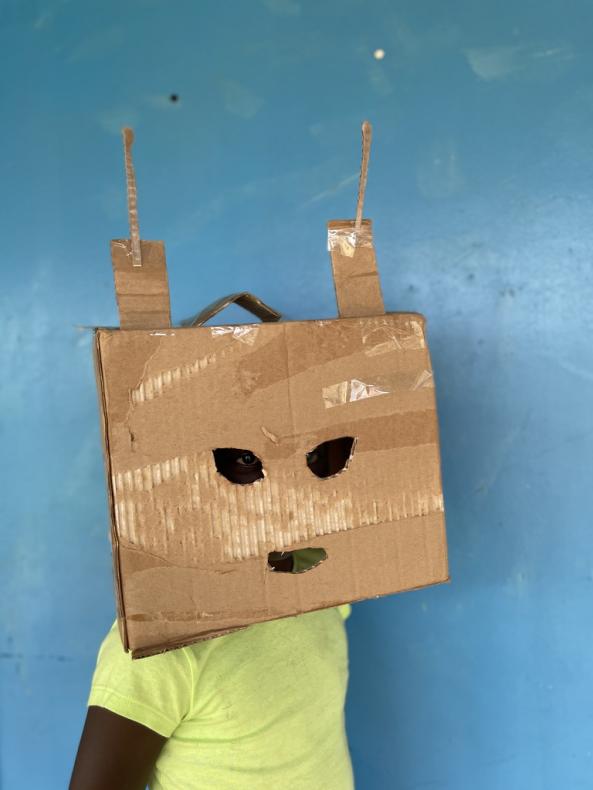 Masque carton