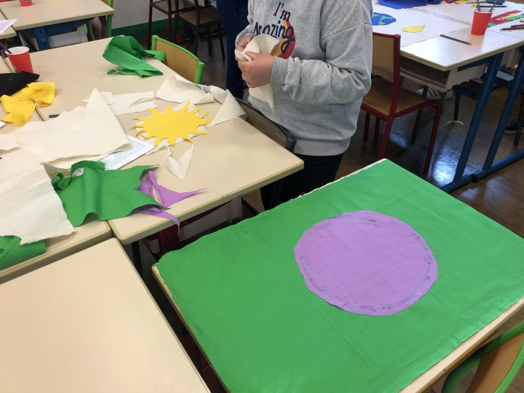 WIP d'un beau drapeau coloré
