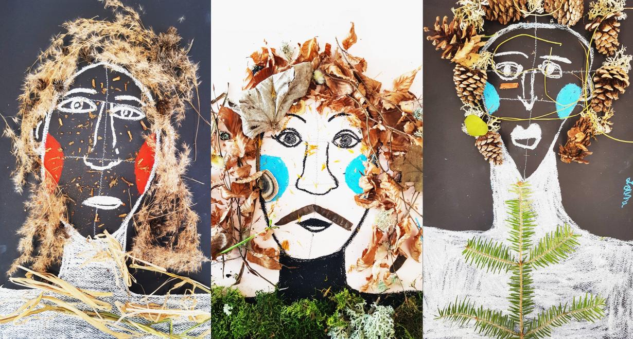 Portraits sauvages de La Fille Poilue par Névéane, Thaïs et Louna 